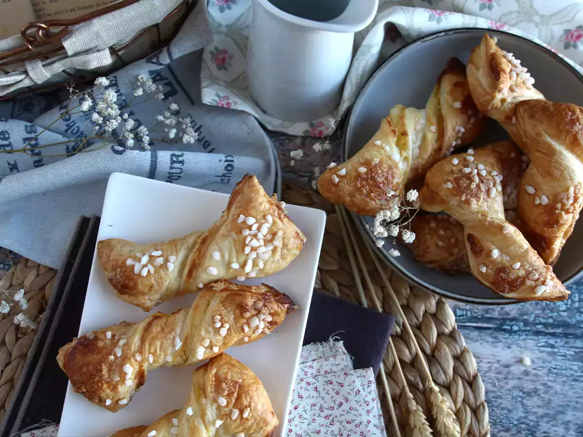Leveles tésztacsavarok vaníliás tésztakrémmel - fotó 3