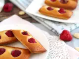 Málna Financiers, a könnyen elkészíthető részletes recept, fotó 2