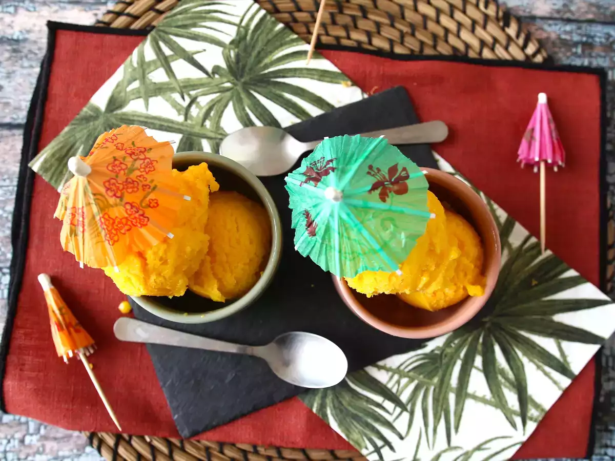 Mangó és lime sorbet mindössze 3 hozzávalóból, 5 perc alatt fogyasztható! - fotó 5