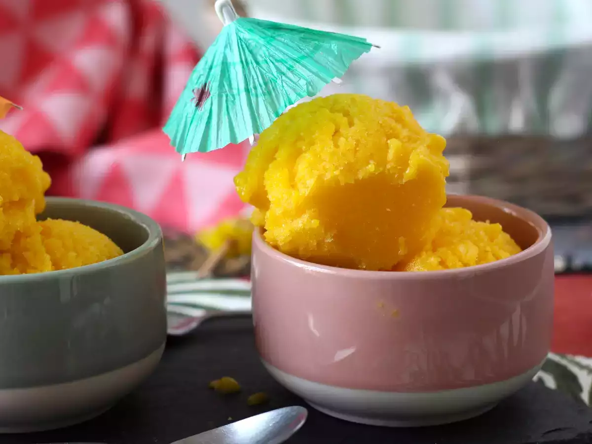 Mangó és lime sorbet mindössze 3 hozzávalóból, 5 perc alatt fogyasztható! - fotó 6