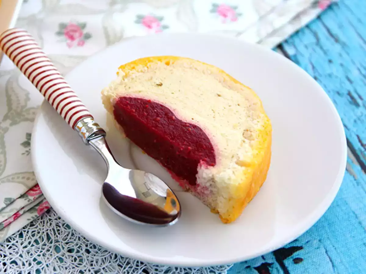 Mangó és málna torta - fotó 3