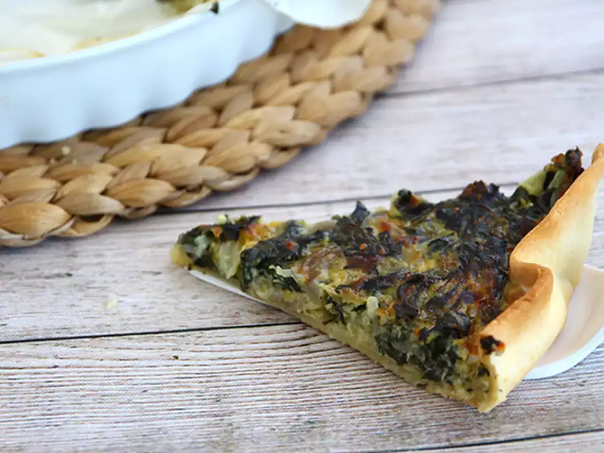 Mángold és reszelt sajtos torta - fotó 4