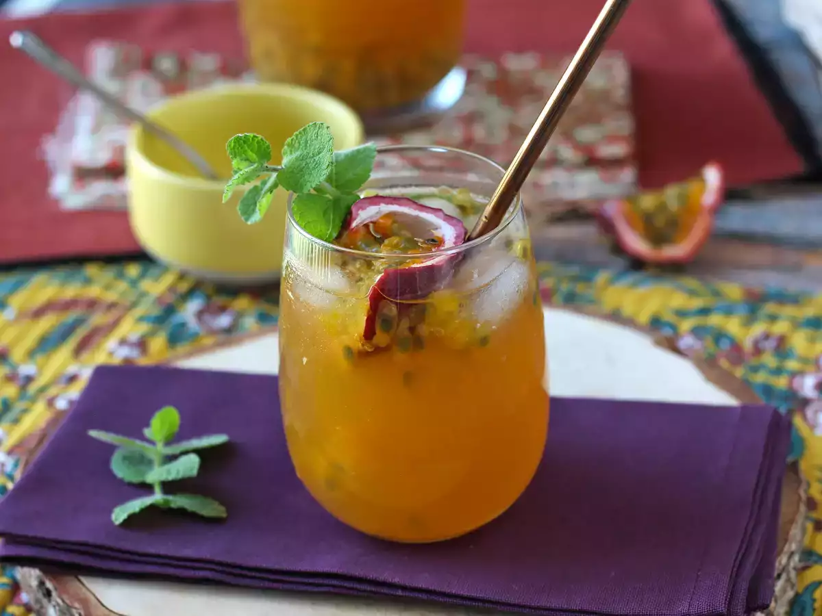 Maracuja jeges tea - fotó 7