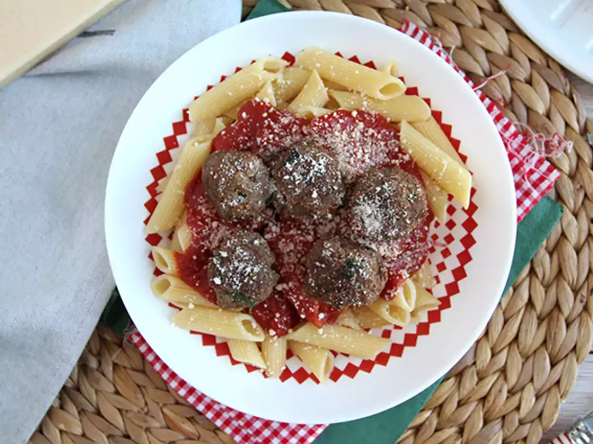 Marhahús és parmezános húsgombócok - fotó 2