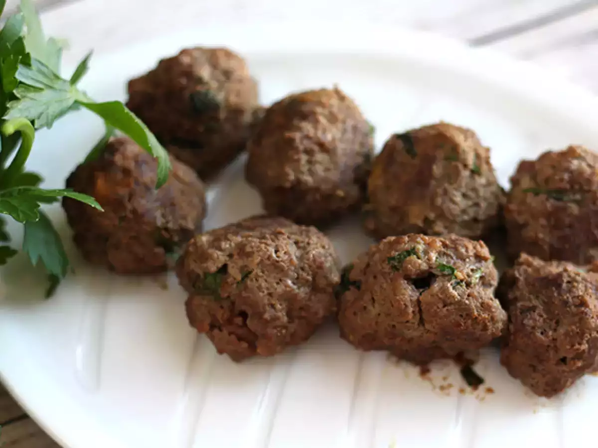 Marhahús és parmezános húsgombócok - fotó 3