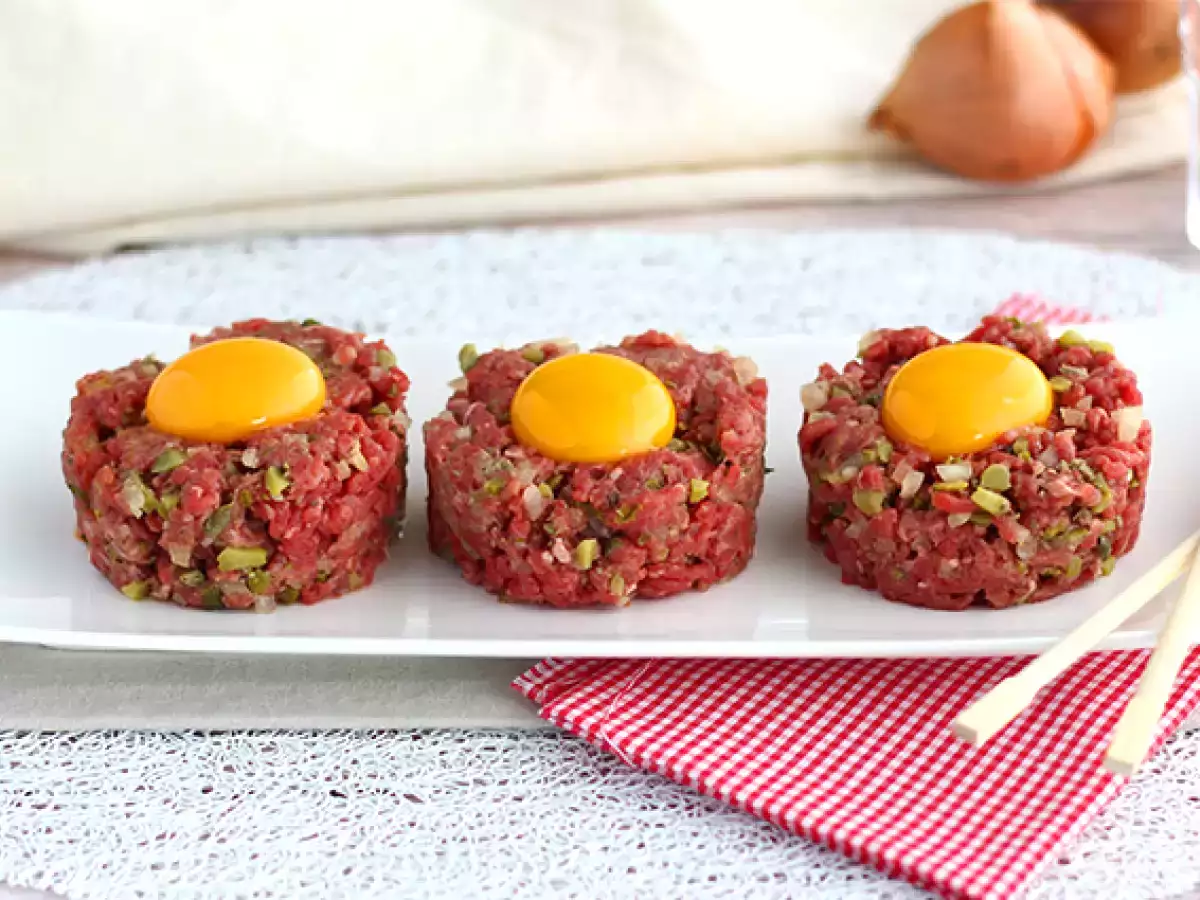 Marhahús steak tartár - fotó 2