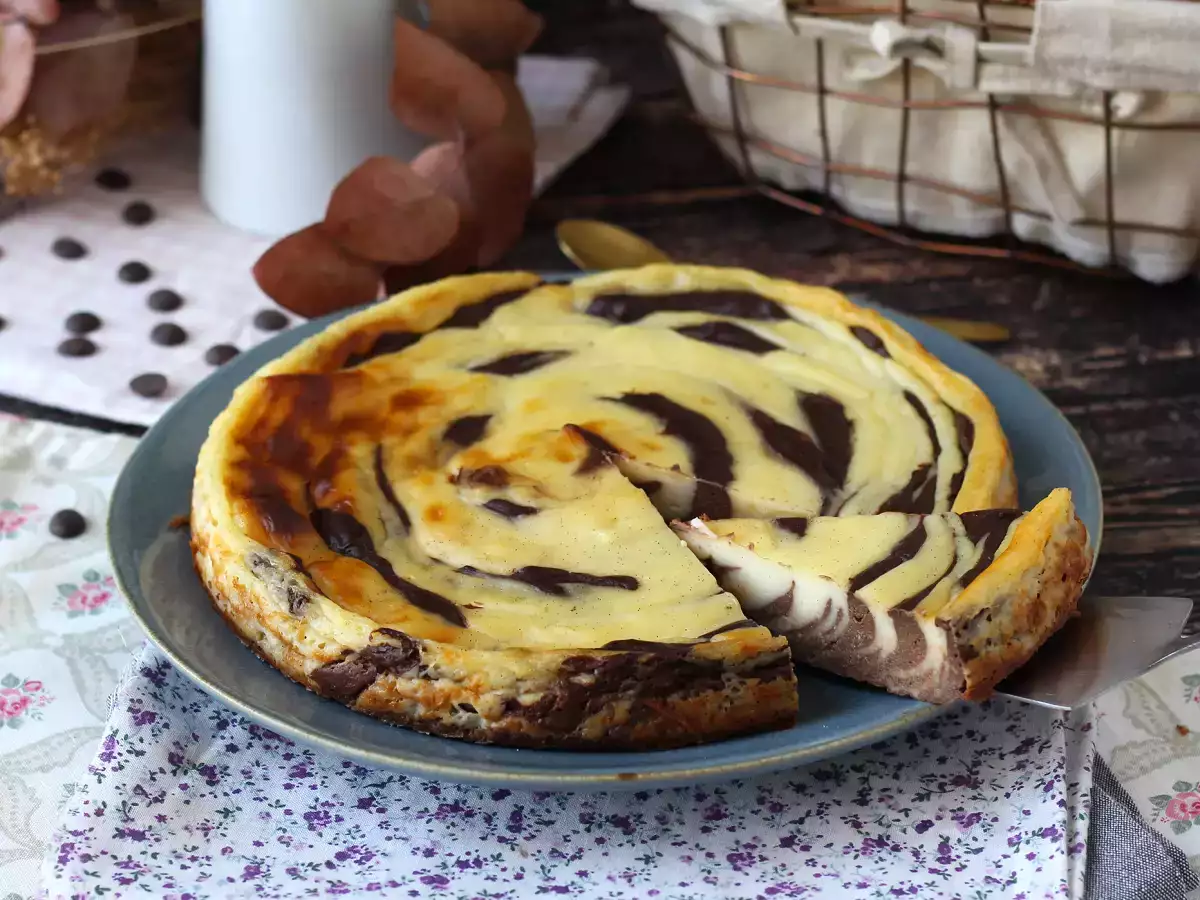 Márványos flan tészta nélkül, szuper egyszerűen elkészíthető, garantáltan wow hatású - fotó 2