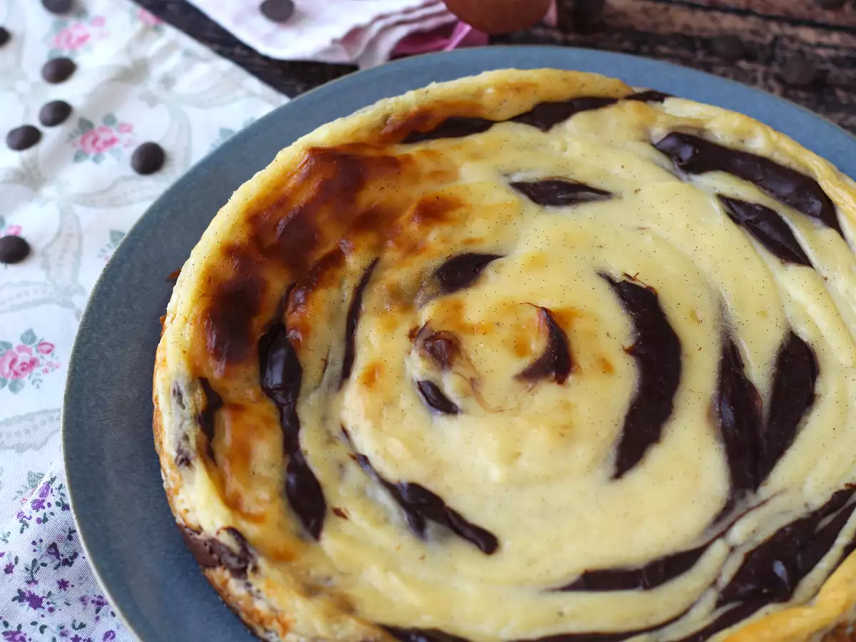 Márványos flan tészta nélkül, szuper egyszerűen elkészíthető, garantáltan wow hatású - fotó 4