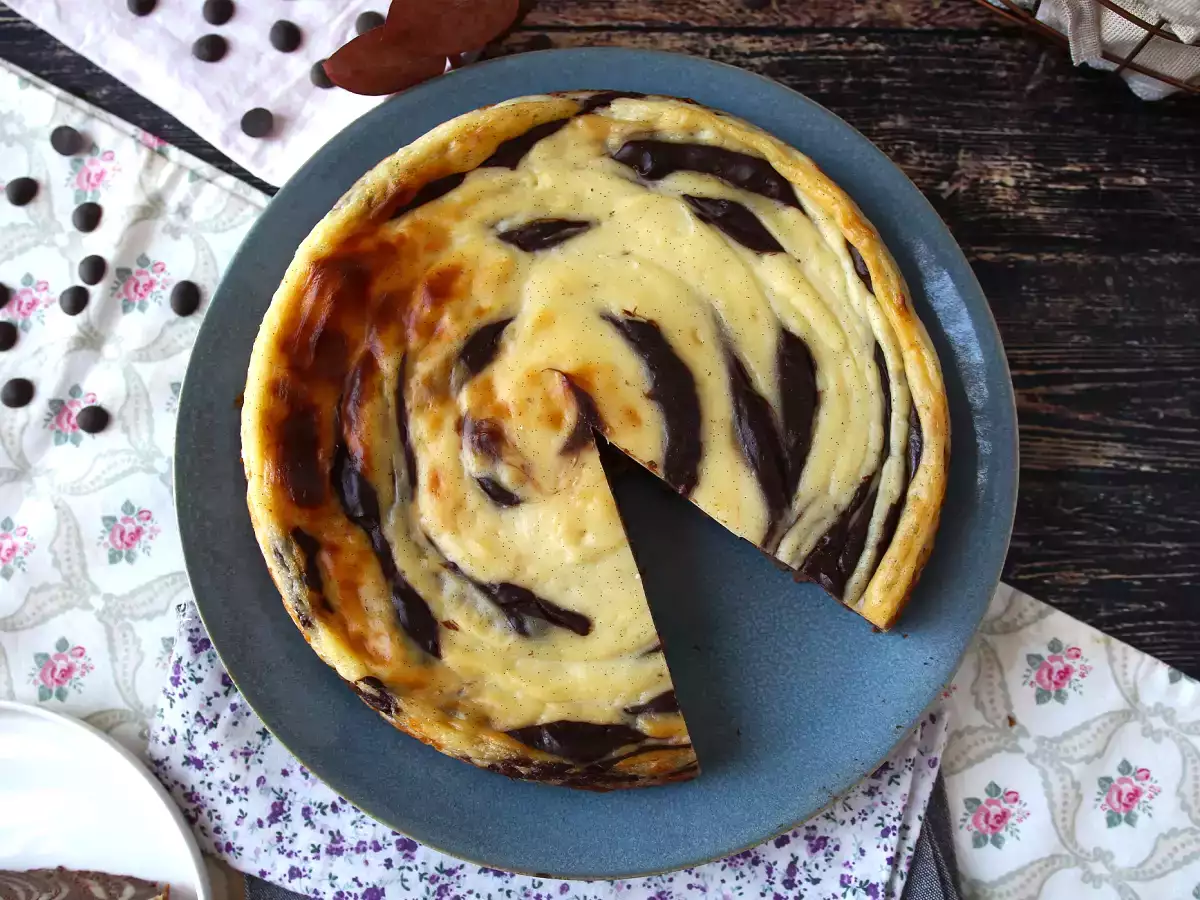 Márványos flan tészta nélkül, szuper egyszerűen elkészíthető, garantáltan wow hatású - fotó 6
