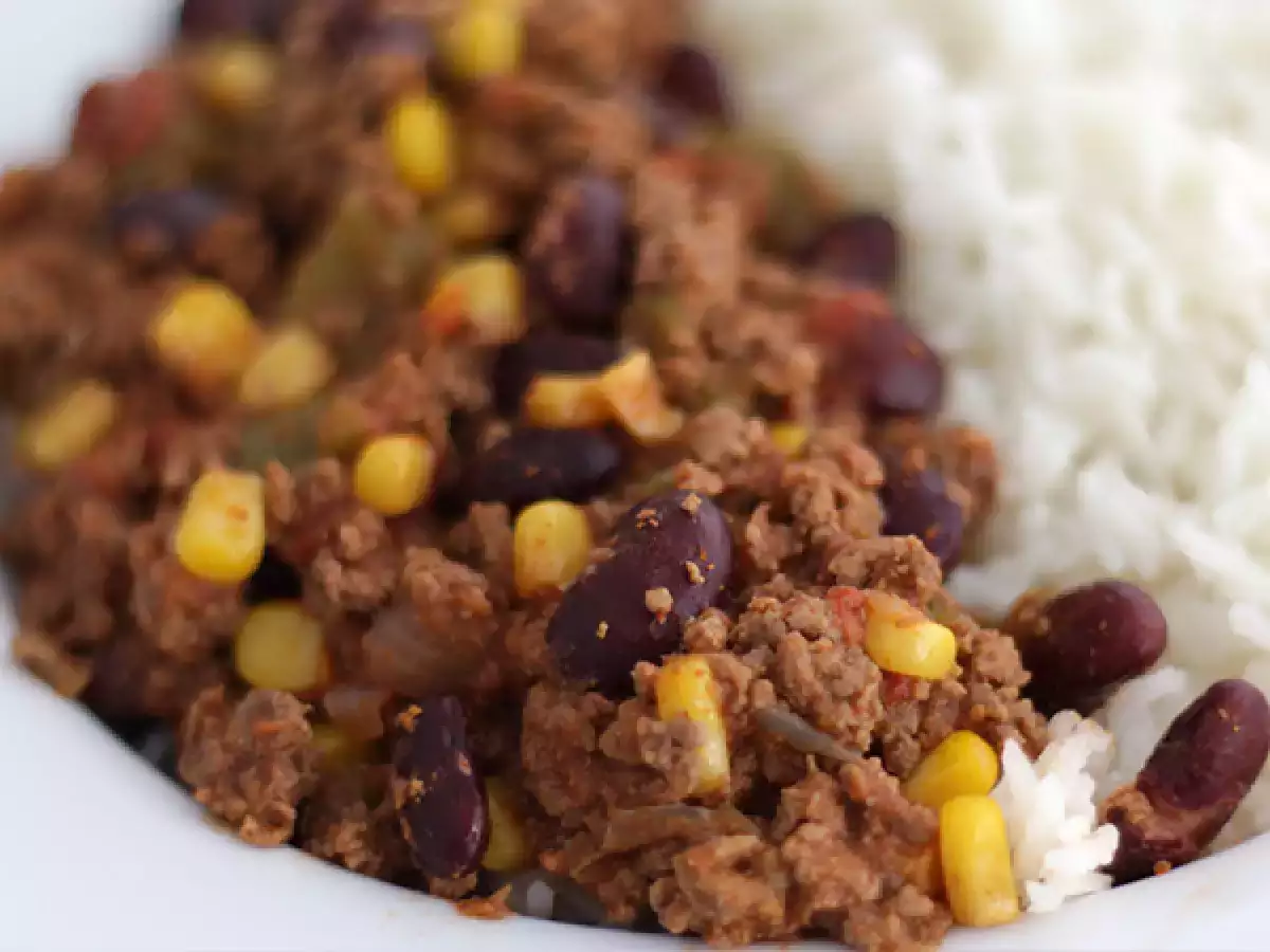 Mexikói chili con carne - fotó 3