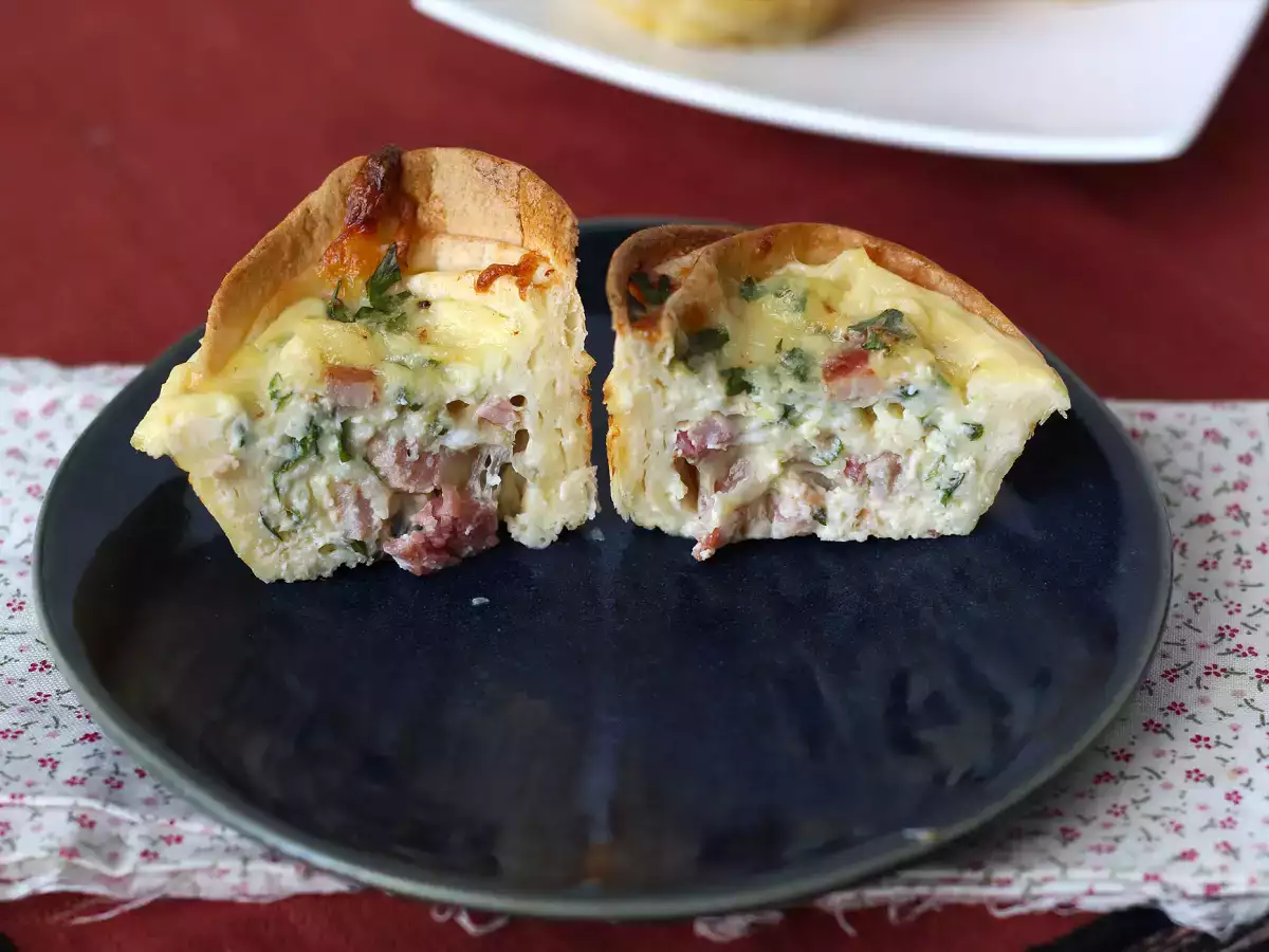 Mi a teendő a tortillákkal Egyszerű és gazdaságos quiche-ek! - fotó 5