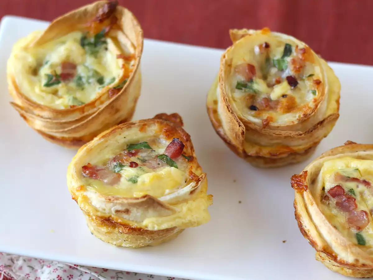 Mi a teendő a tortillákkal Egyszerű és gazdaságos quiche-ek! - fotó 6