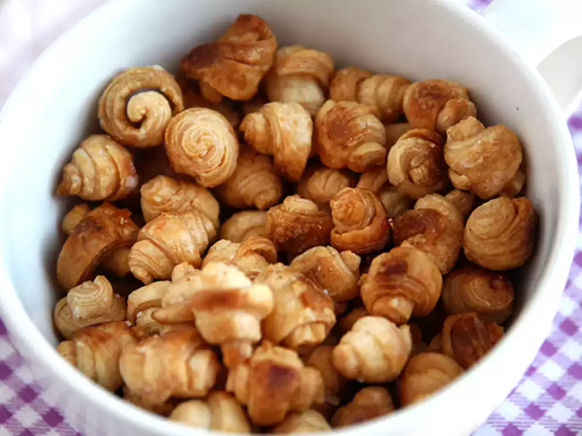Mini croissant gabonafélék - fotó 4