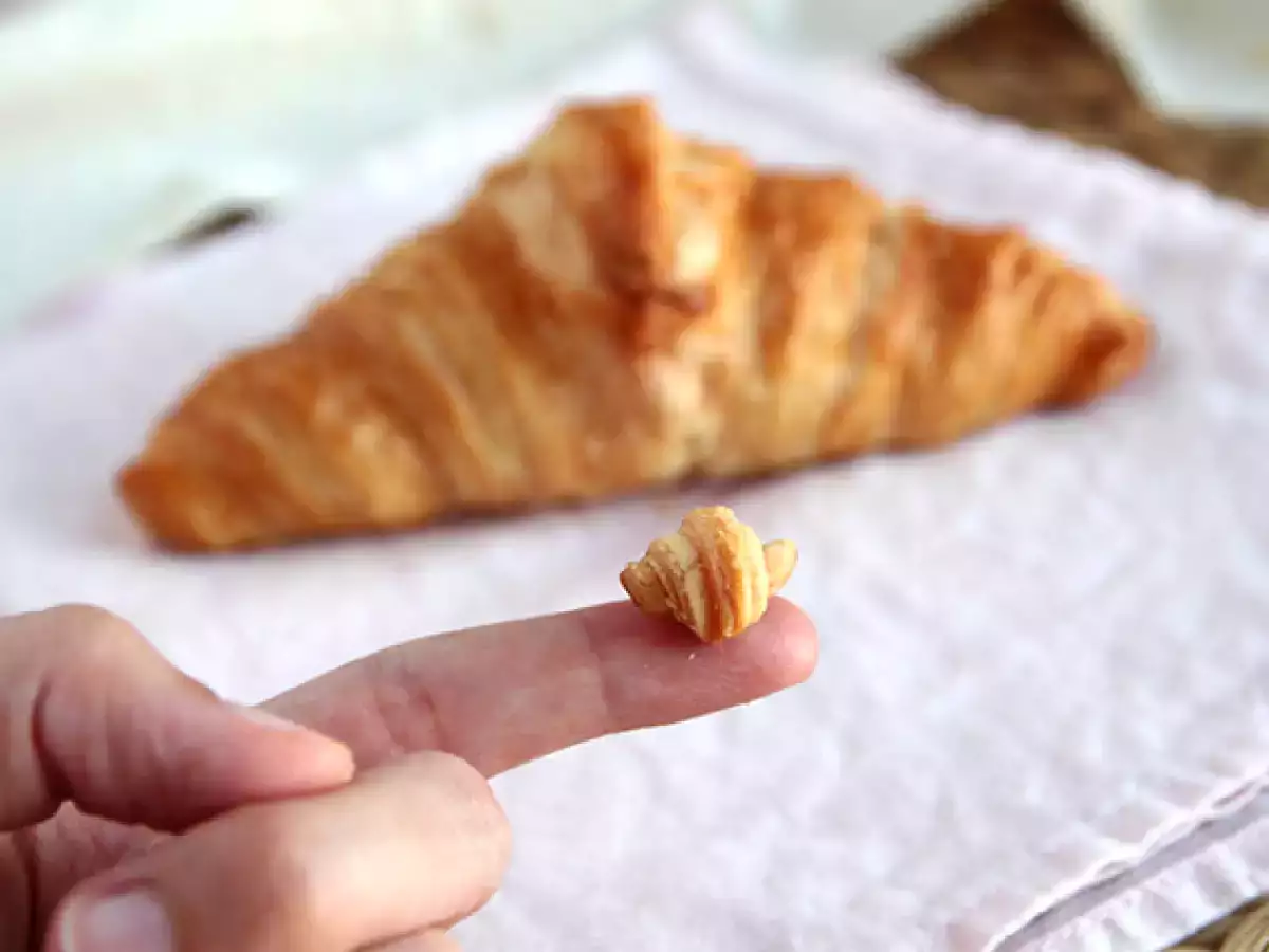 Mini croissant gabonafélék - fotó 7