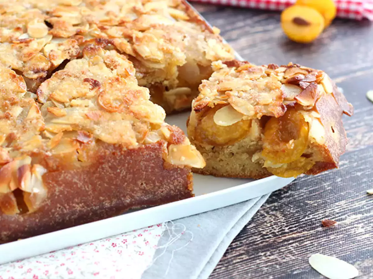 Mirabelle és mandula fejjel lefelé torta - fotó 2