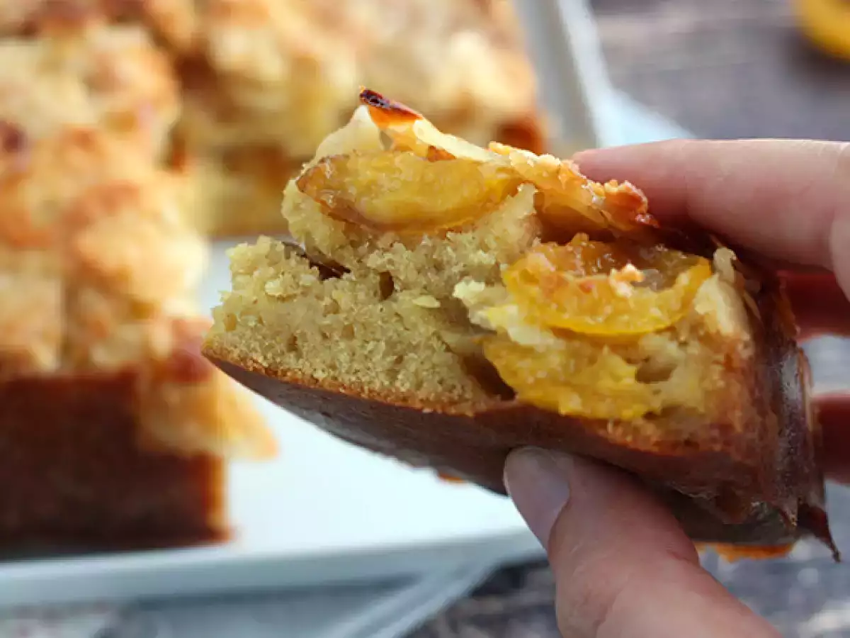 Mirabelle és mandula fejjel lefelé torta - fotó 4