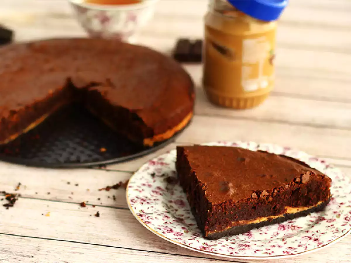 Mogyoróvajas és Oreo kekszes brownie - fotó 2