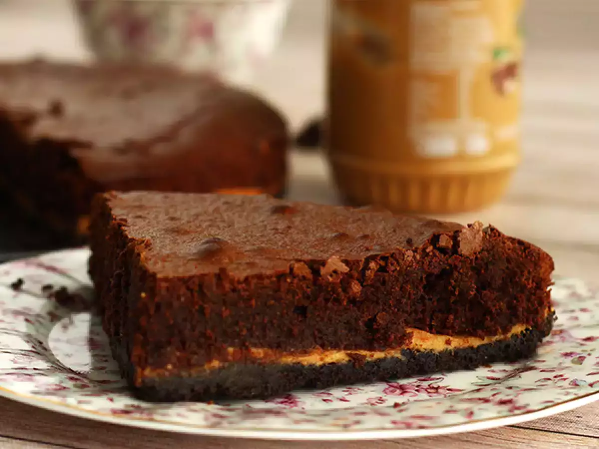 Mogyoróvajas és Oreo kekszes brownie - fotó 3