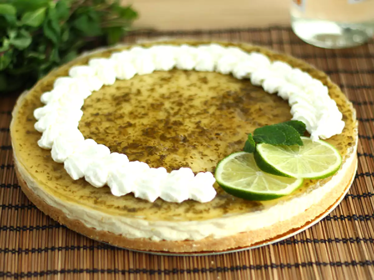 Mojito sajttorta