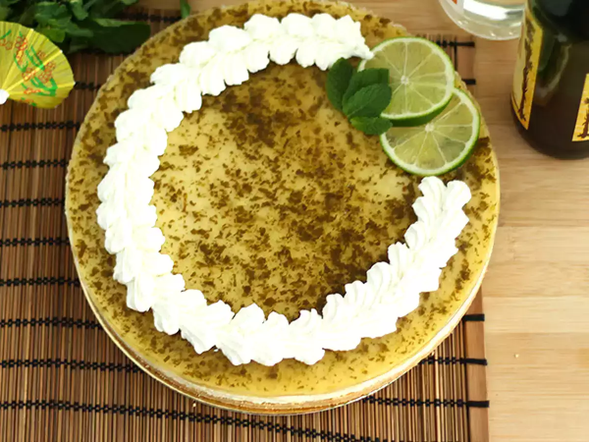 Mojito sajttorta - fotó 2