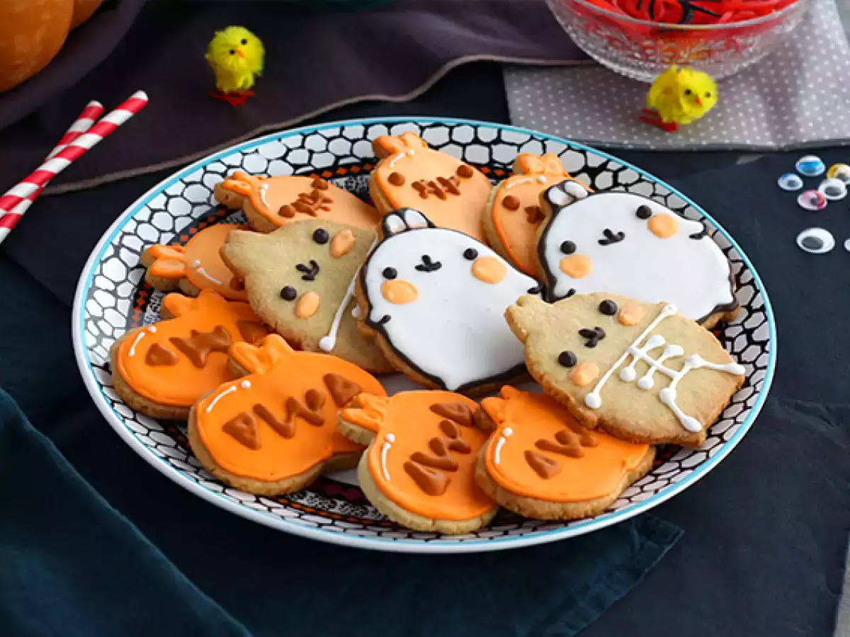 Molang Halloween keksz - fotó 2