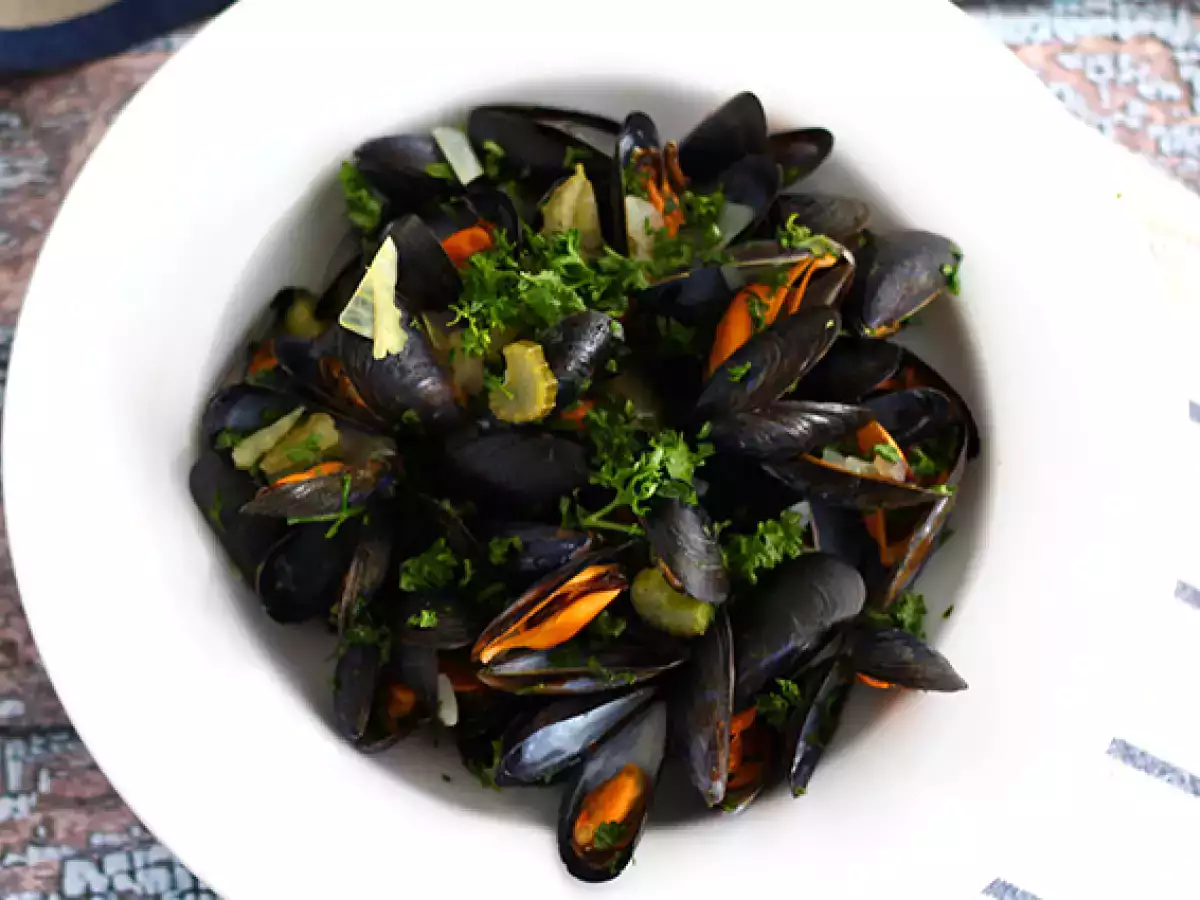 Moules marinières, egy egyszerű és finom recept - fotó 3