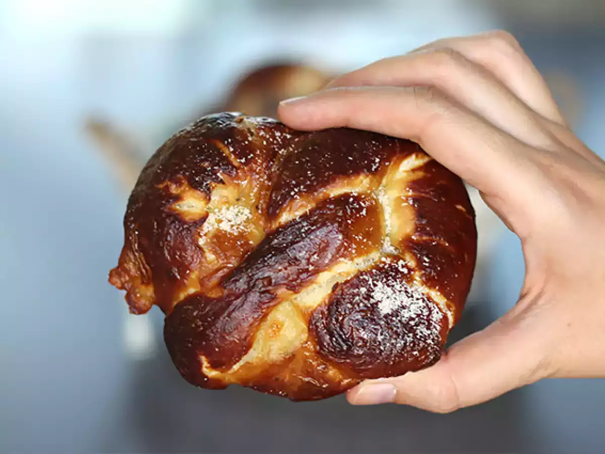 Mozzarella és rozmaringos perecek - fotó 3