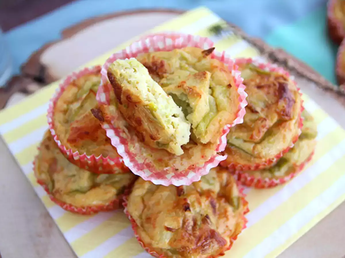 Muffinok póréhagyma fondüvel - fotó 3