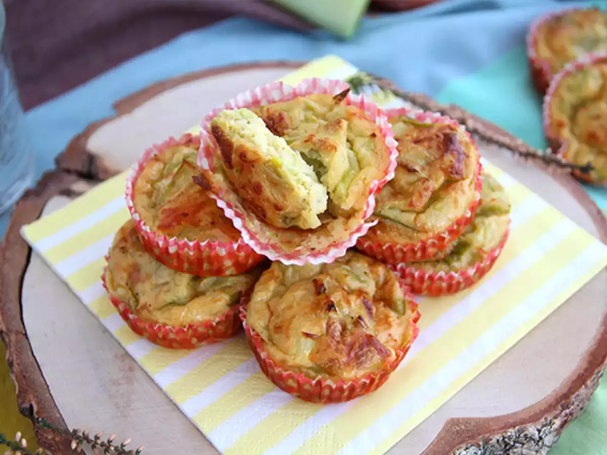 Muffinok póréhagyma fondüvel - fotó 4
