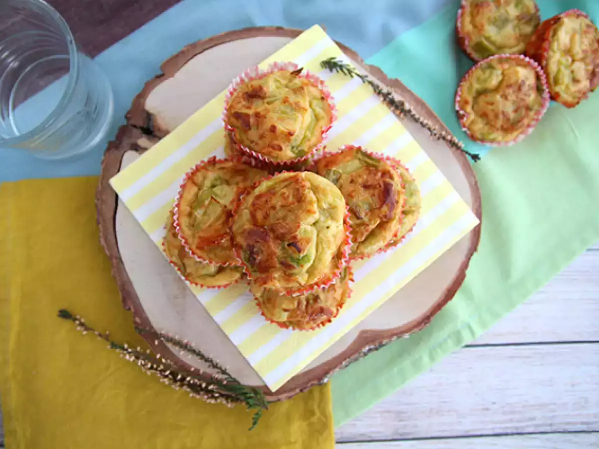 Muffinok póréhagyma fondüvel - fotó 5