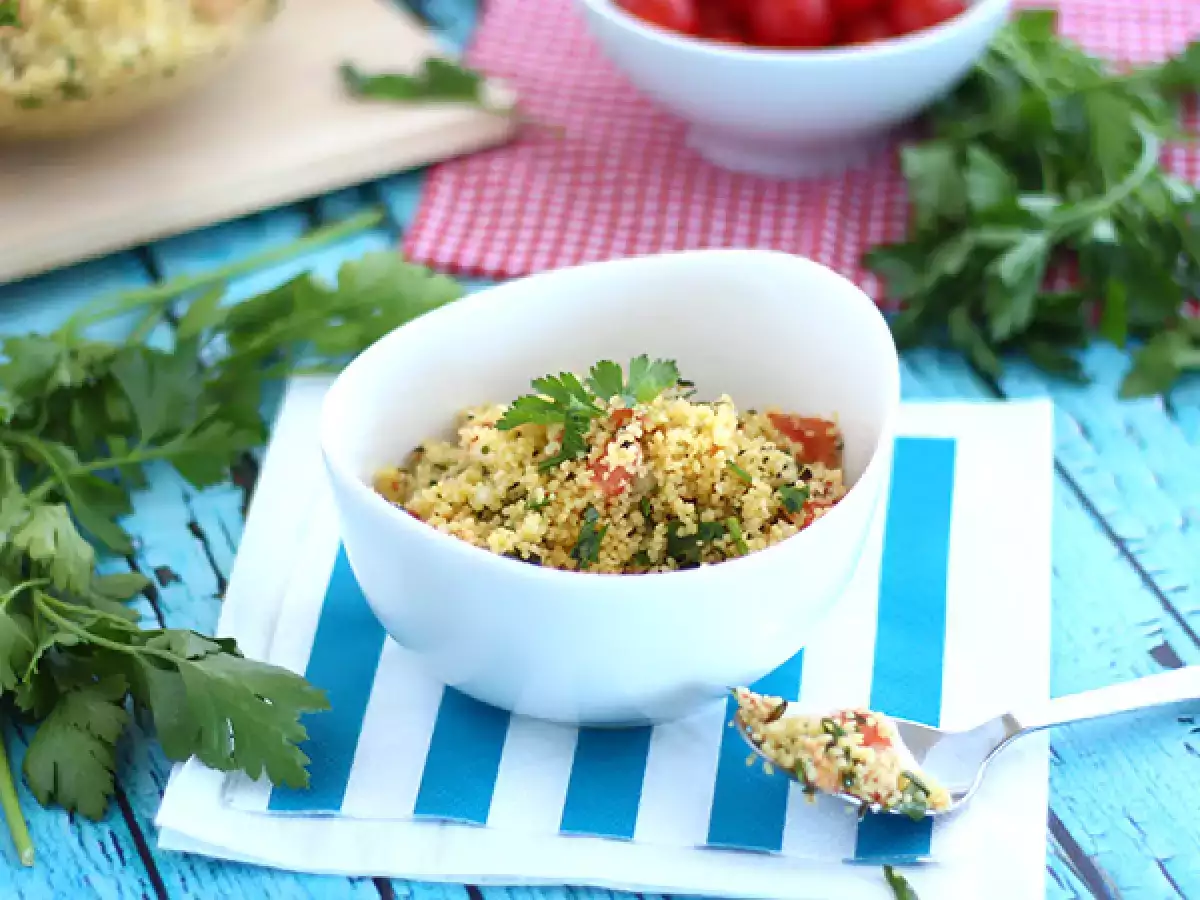 Nagyon könnyű keleti tabbouleh - fotó 3