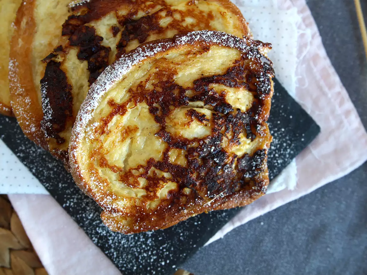 Nedves és ropogós Brioche perdue