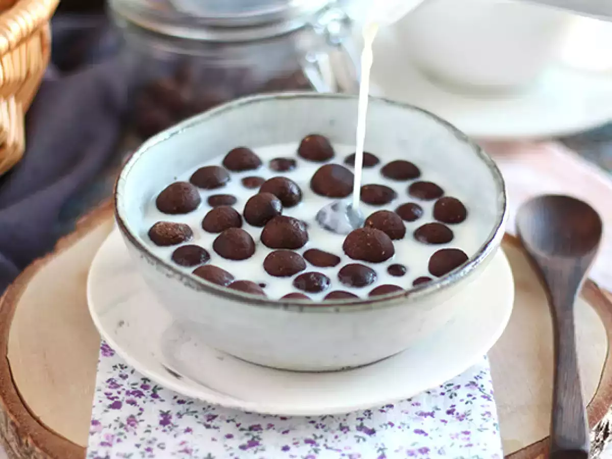 Nesquik típusú csokoládés golyós gabonapelyhek - fotó 3