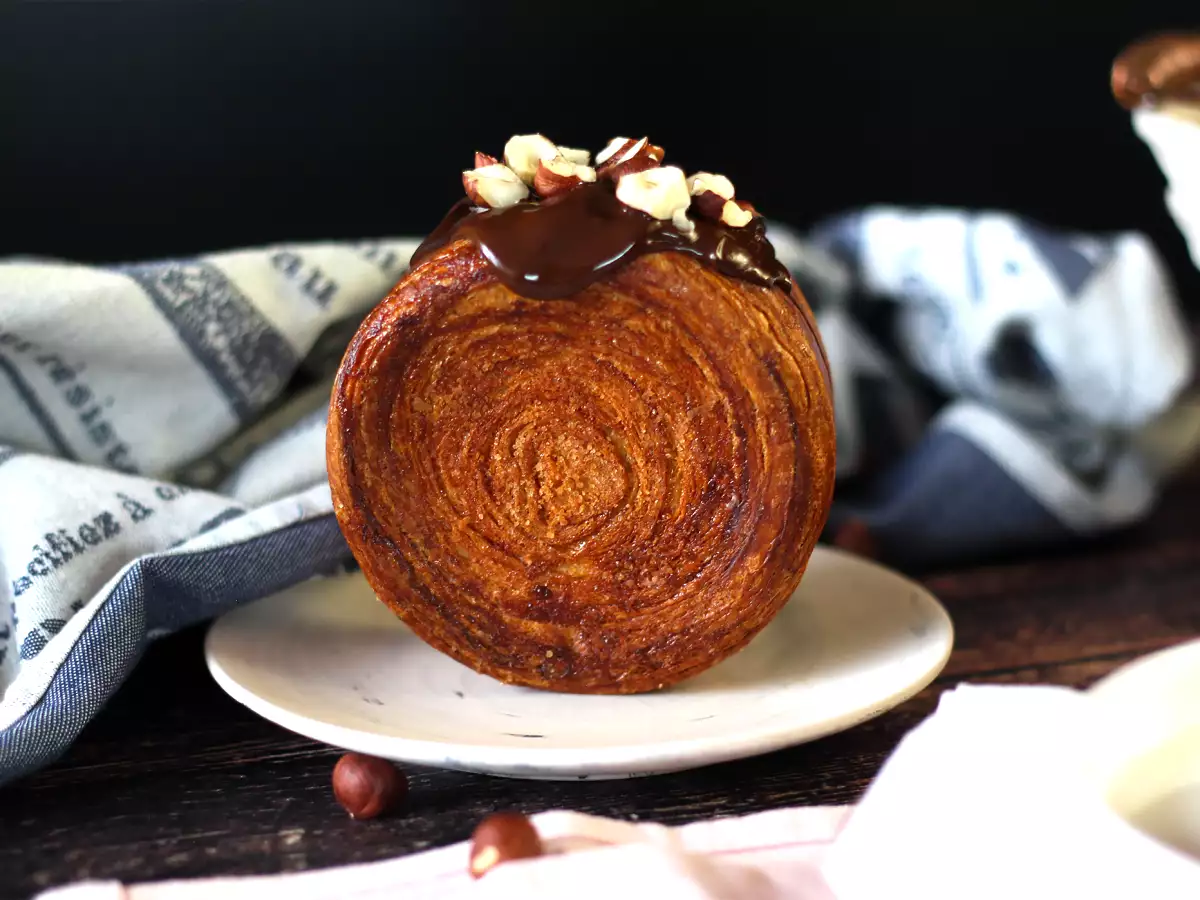 New York-i roll maison express, a Franciaországban nagy divatos viennoiserie olcsó változata - fotó 3