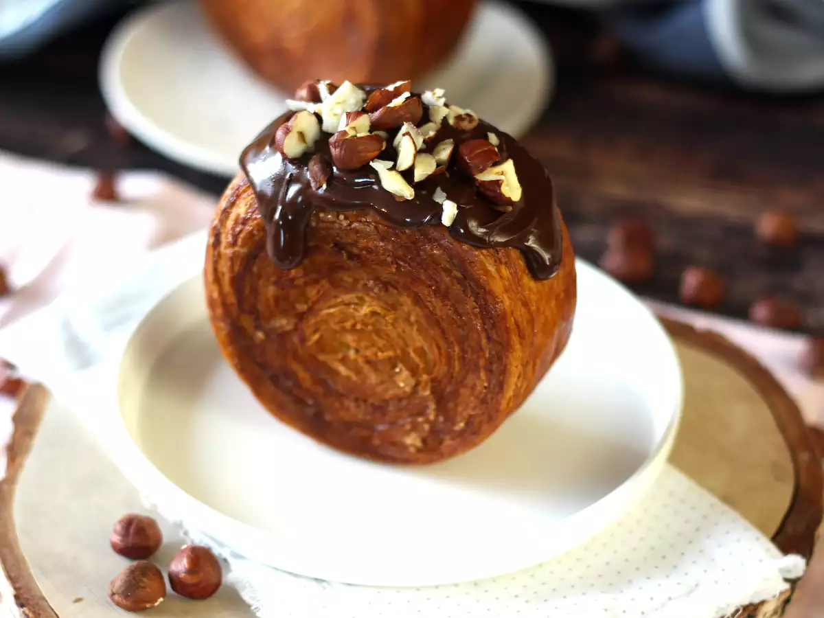 New York-i roll maison express, a Franciaországban nagy divatos viennoiserie olcsó változata - fotó 5