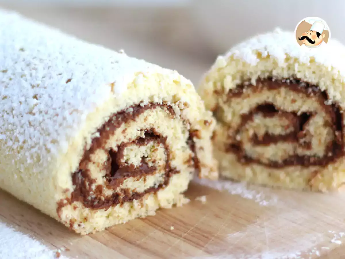 Nutella tekercs torta - fotó 2