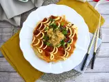 Okonomiyaki - japán omlett, fotó 2