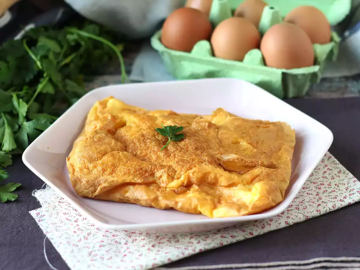 Omelett légsütőben, egy könnyű recept anélkül, hogy bármit is bemocskolna a konyhában! - fotó 4