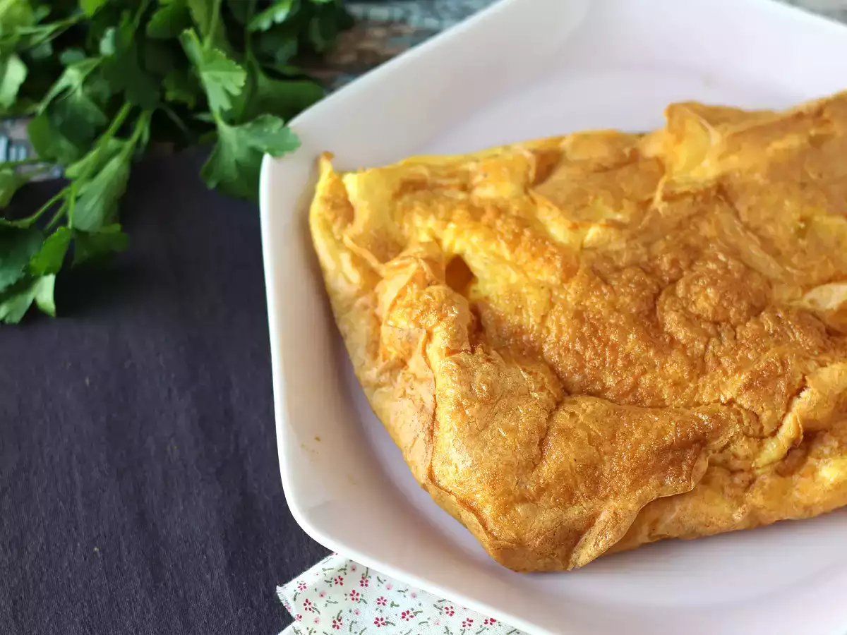Omelett légsütőben, egy könnyű recept anélkül, hogy bármit is bemocskolna a konyhában! - fotó 6