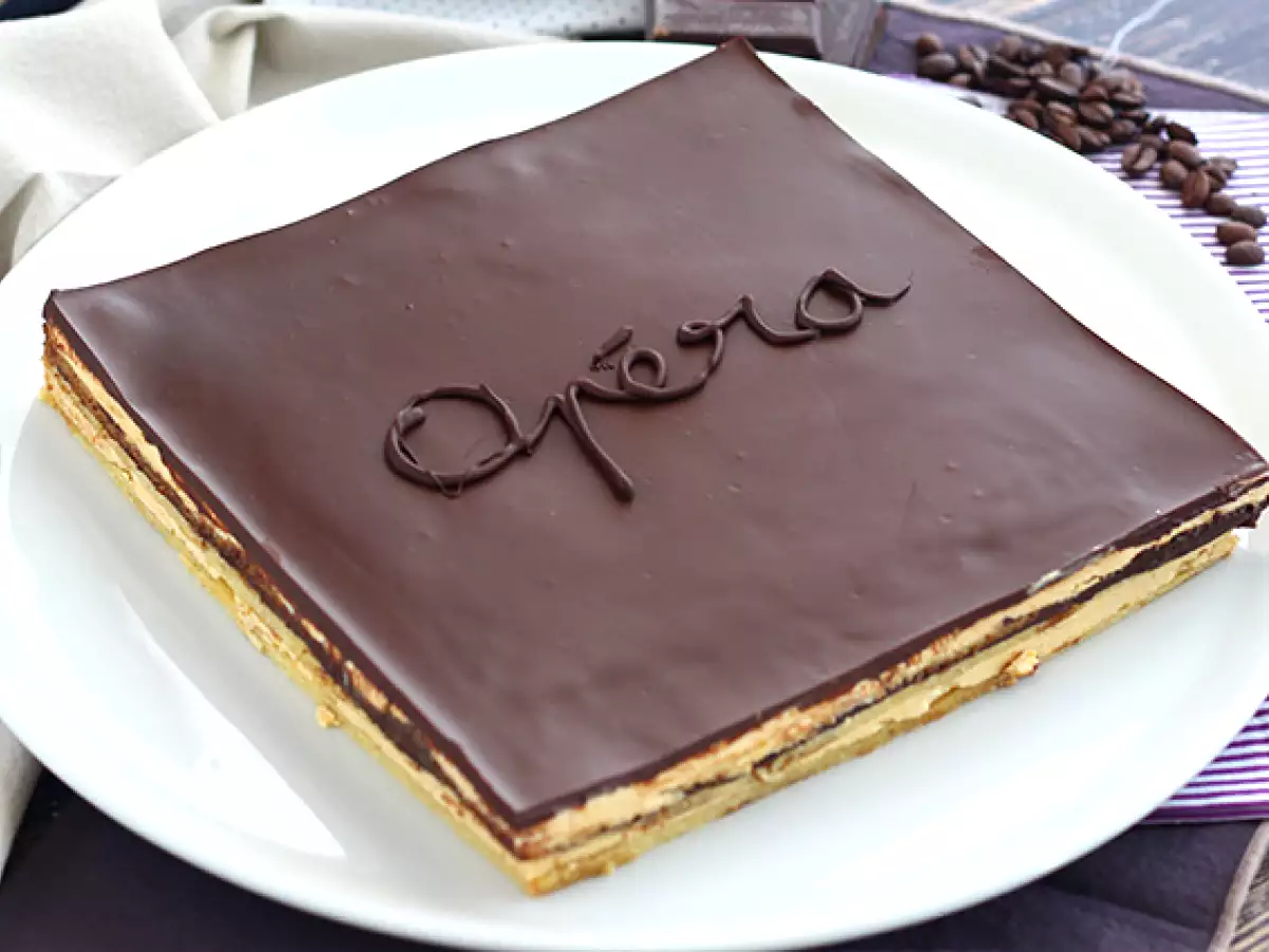 Opera, lépésről-lépésre recept
