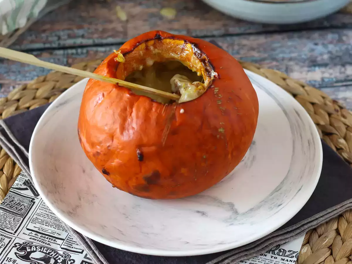 Őszi Reblochon fondü tökben! - fotó 5