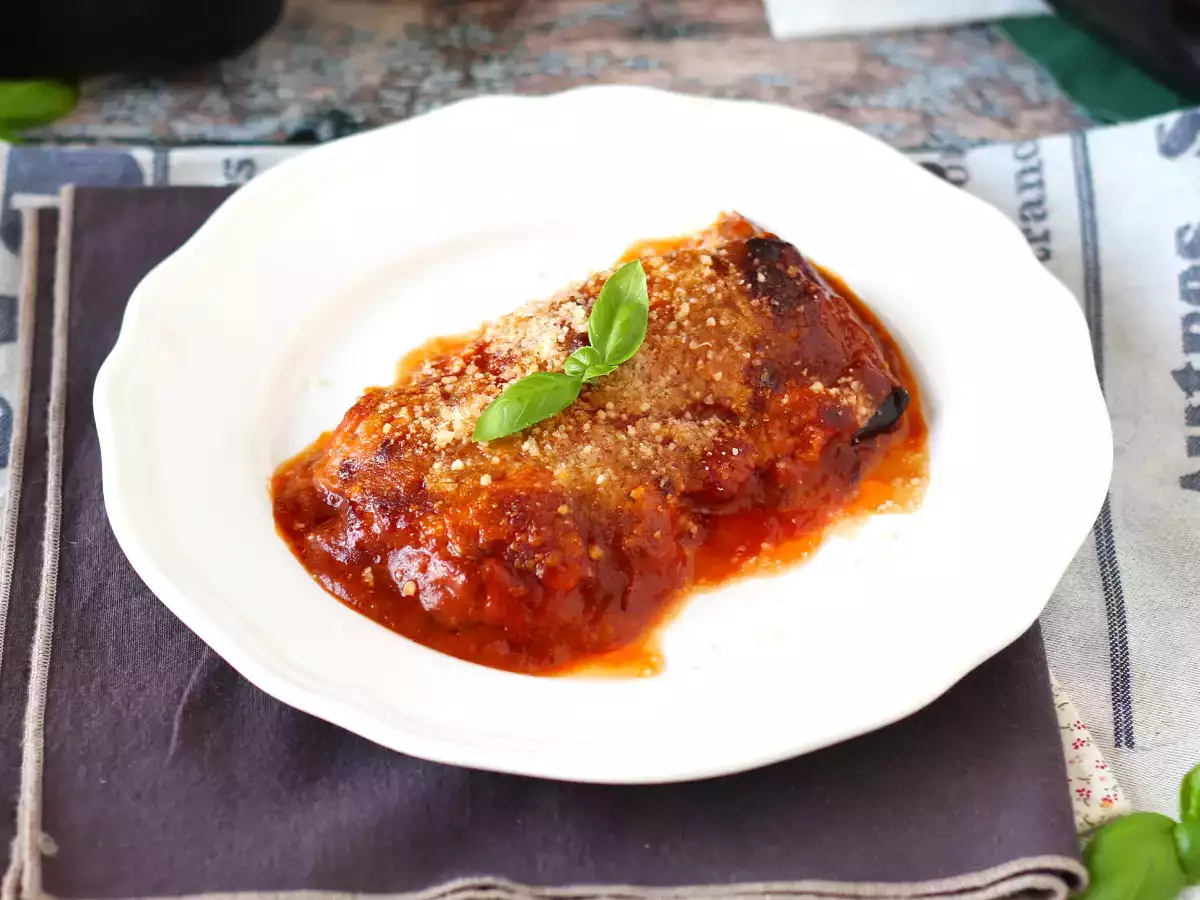 Padlizsán parmigiana, a hagyományos recept lépésről lépésre! - fotó 3
