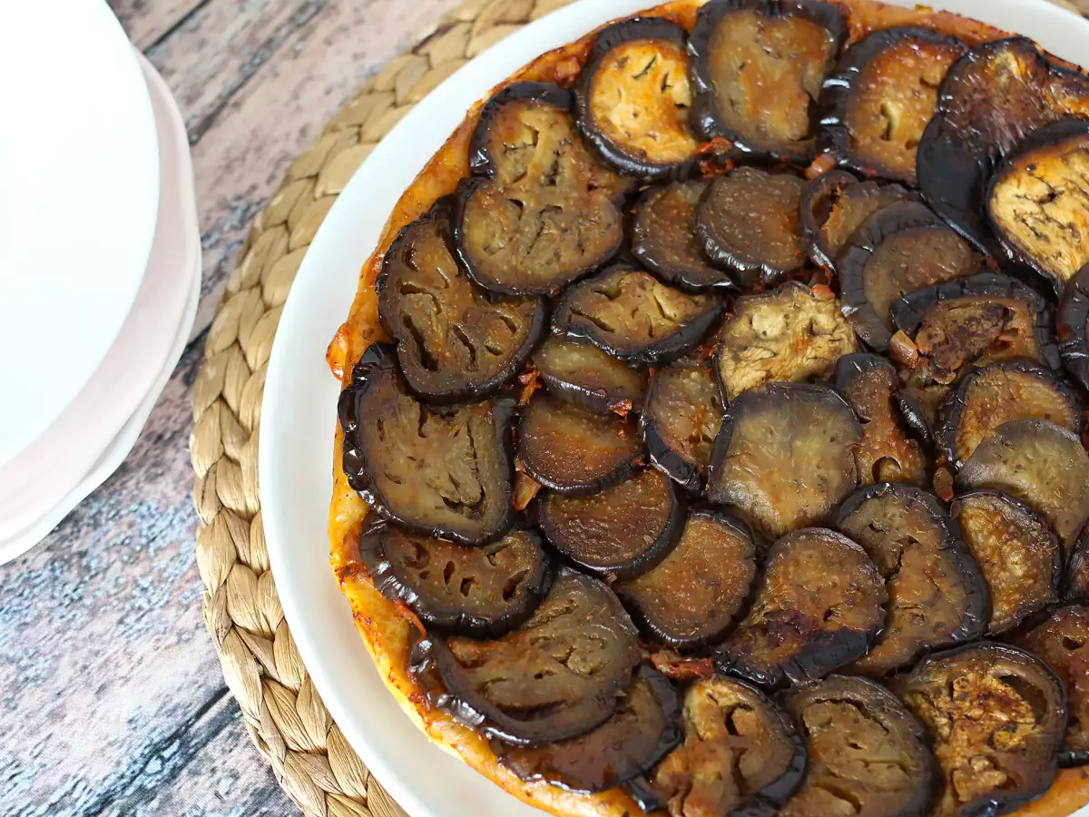 Padlizsán tarte tatin: egy sós változat, amiért meg kell halni! - fotó 2