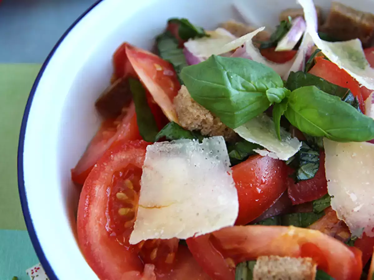 Panzanella saláta - fotó 3