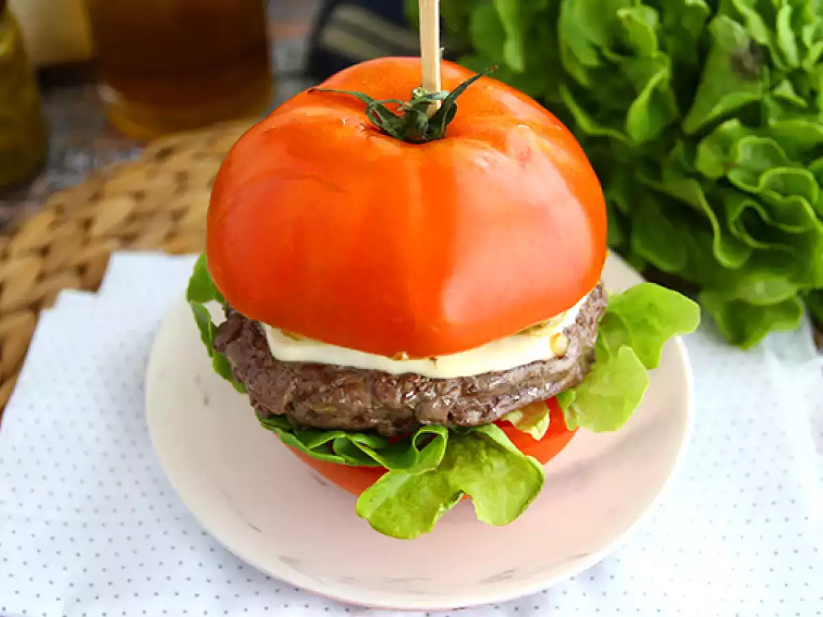 Paradicsomos burger
