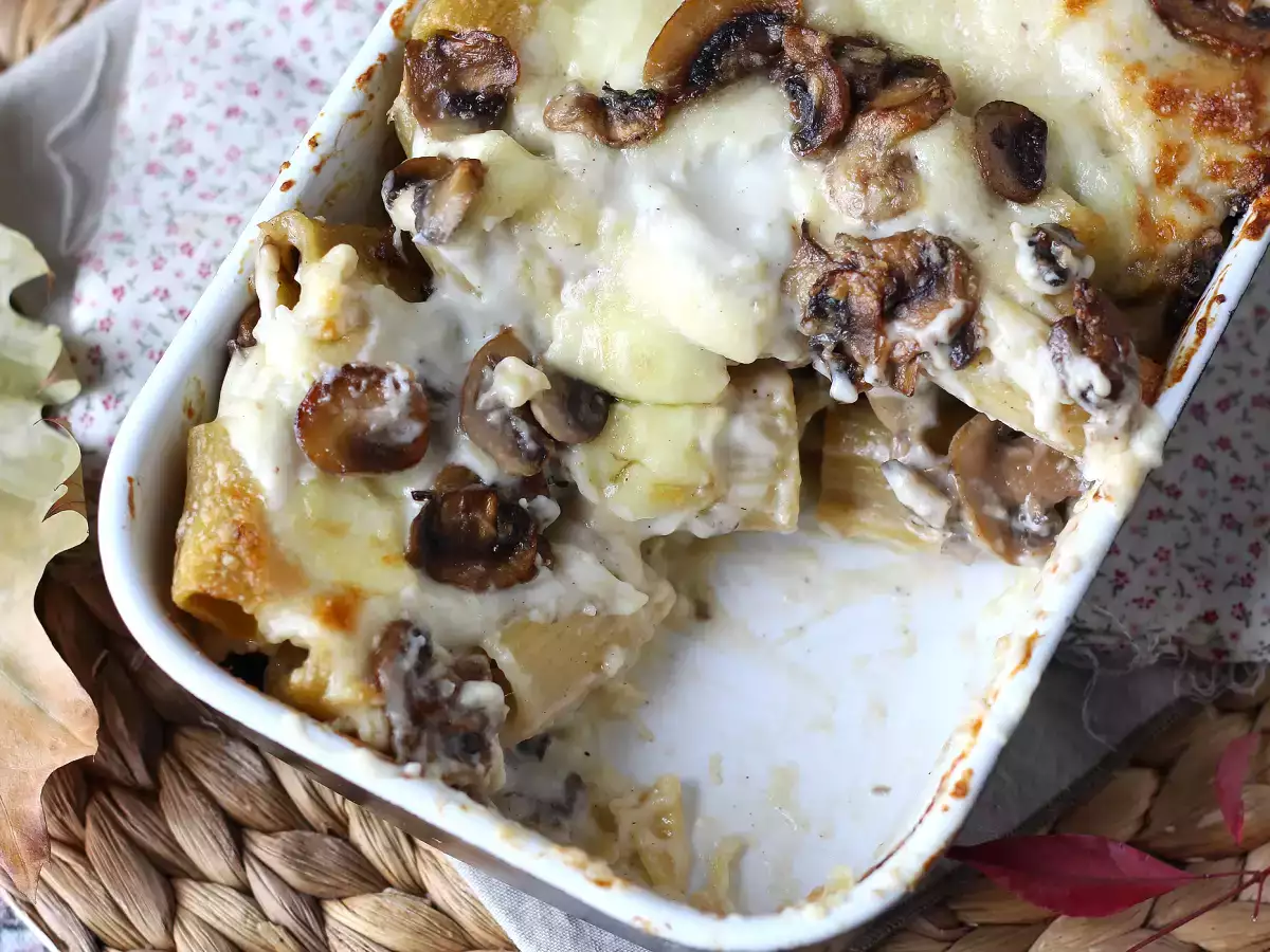 Pasta al forno ai funghi: a tökéletes krémes és zsinóros recept őszre - fotó 5