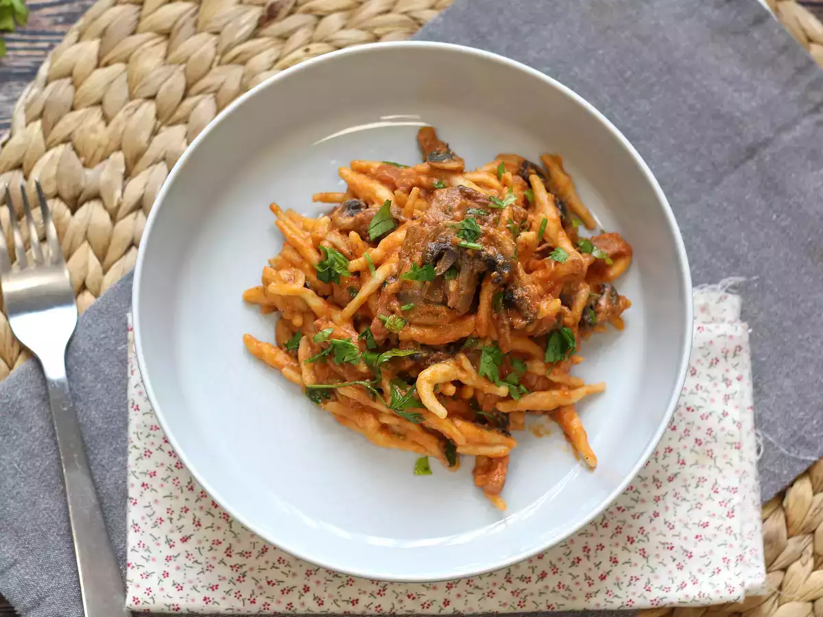 Pasta alla boscaiola, az ideális első fogás ősszel és télen - fotó 4