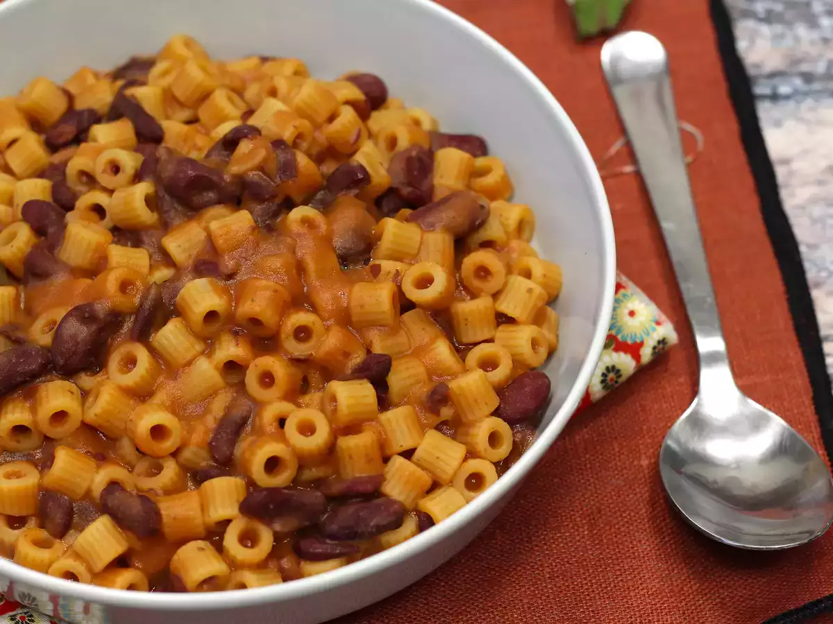 Pasta e fagioli, a gyors és krémes recept - fotó 2