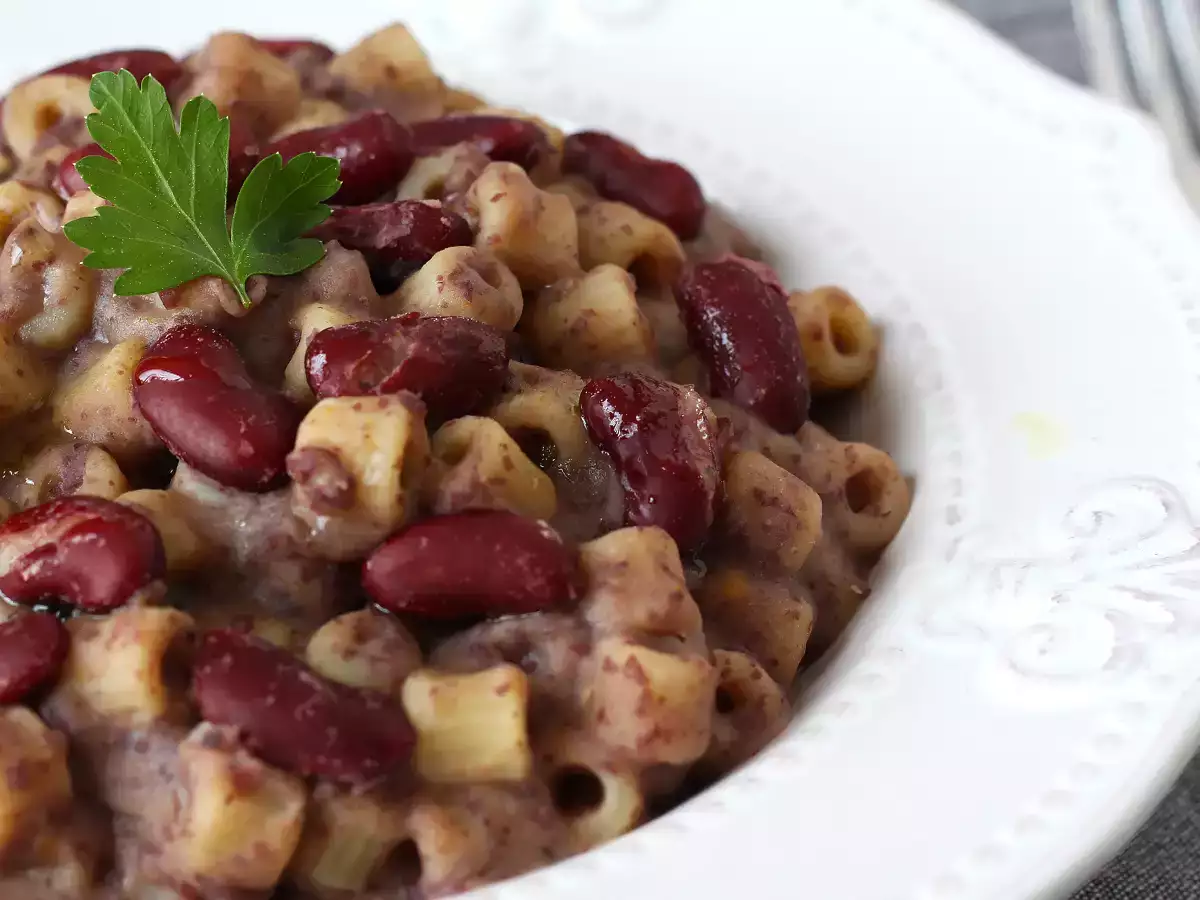Pasta e fagioli alla veneta: Nagymama krémes és ízletes receptje - fotó 5
