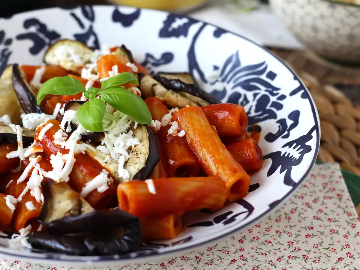 Pasta Siciliana padlizsánnal, az egyszerű és könnyű változat - Pasta alla Norma - fotó 2